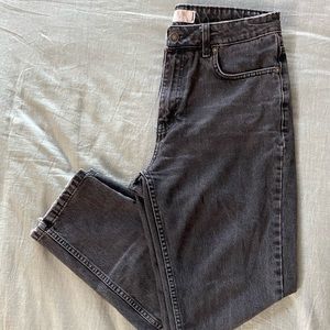 Black Free People Mom Jeans - Size 28